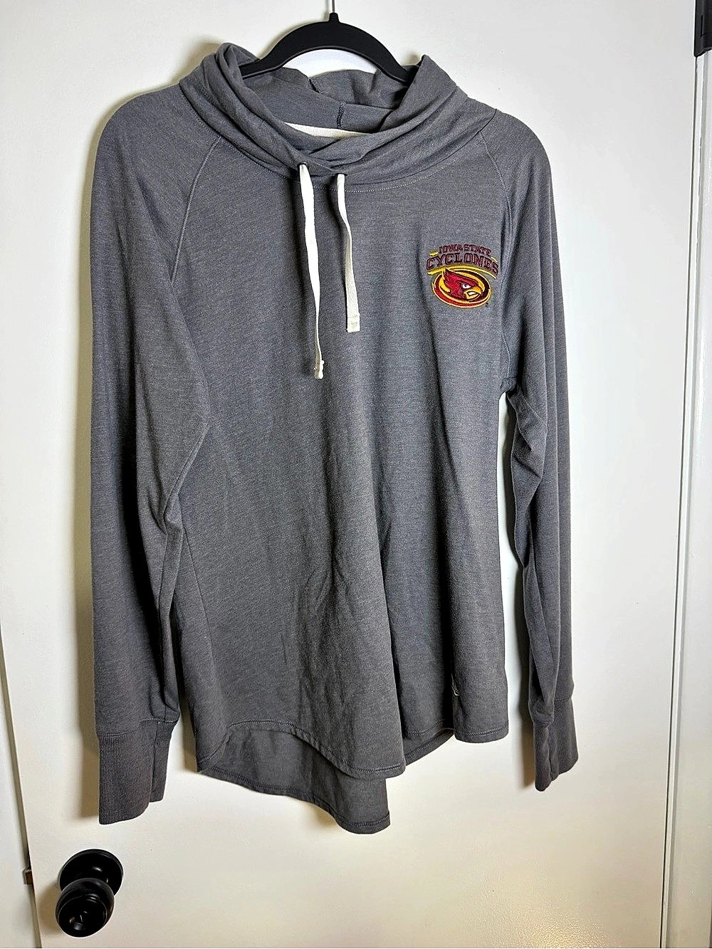 New Era Iowa State Cyclones New Era Women's Tri-Blend Funnel Neck Pullover
